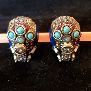 Heidi Daus "Queen of Siam" Elephant Earrings